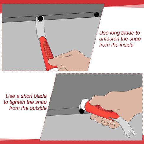 Enhon Snap Tool for Boat Canvas Snaps, Practical and Durability Boat Cover Snap Release Tool Save Canvas from Ripping, Design for Boaters and Anglers in Saudi Arabia