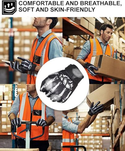 RIGWARL Touchscreen Non-Slip Skeleton Motorcycle Gloves for Men and Women, Joker Gloves for Cycling, Dirt Bike, Mountain Bike and Riding in Saudi Arabia