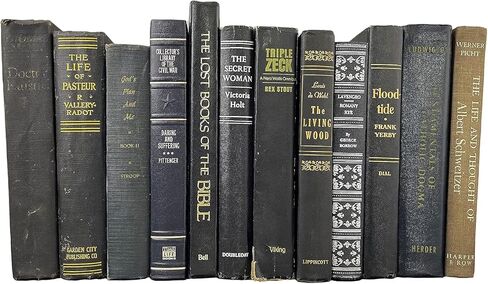 Antique Black Books by Color | Alston & Oak Real Hardback Books Home Decor | Bulk Bundle of Decorative Hardcovers for Bookshelf Interior Design of Homes, Offices, Weddings, or Set Props in Saudi Arabia