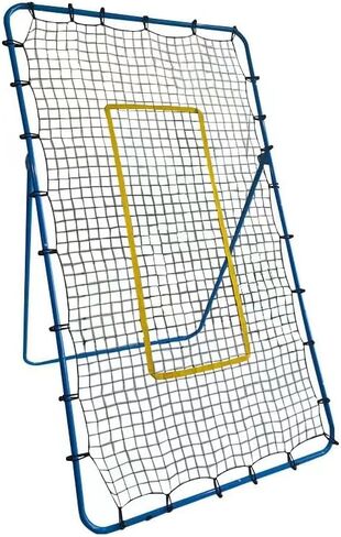 Volleyball Rebounder Net 4x7ft, 5 Rebound Angles Volleyball Bounce Back Net, includes:U-Shaped Fixed Anchor Neon Target and Bungee Cords for Practicing Volleying in Saudi Arabia