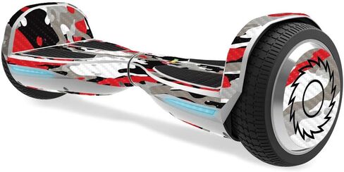 MightySkins Carbon Fiber Skin for Razor Hovertrax 1.5 Hover Board - Artic Camo | Protective, Durable Textured Carbon Fiber Finish | Easy to Apply, Remove, and Change Styles | Made in The USA in Saudi Arabia