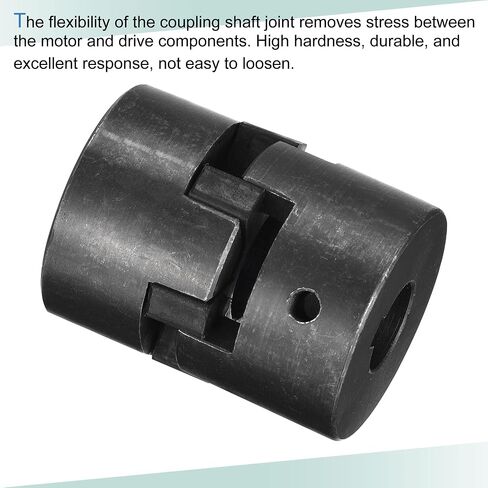 MECCANIXITY Flexible Coupling Shaft 17mm to 25mm 51mm x 44mm Motor Coupler Joint in Saudi Arabia