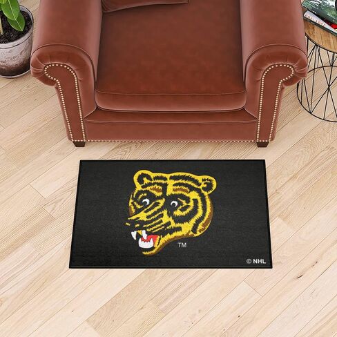 سجادة FANMATS 35440 NHL Retro -Boston Bruins Starter Mat - 19 بوصة. × 30 بوصة.| سجادة ديكور المنزل لمحبي الرياضة وبساط خلفي in Saudi Arabia