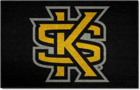 FANMATS 18651 Kennesaw State Owls Starter Mat Accent Rug - 19in. x 30in. | Sports Fan Home Decor Rug and Tailgating Mat - "Interlocked KS" Logo in Saudi Arabia