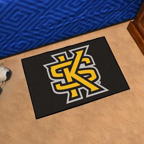 FANMATS 18651 Kennesaw State Owls Starter Mat Accent Rug - 19in. x 30in. | Sports Fan Home Decor Rug and Tailgating Mat - "Interlocked KS" Logo in Saudi Arabia