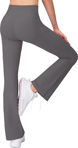Girl Flare Yoga Pants for Athleic Dance (3 Pack) in Saudi Arabia