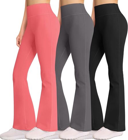 بنطال يوجا واسع للفتيات للرقص الرياضي (عبوة من 3 قطع) in Kuwait