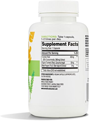 365 By Whole Foods Market, Turmeric, 60 Count in Saudi Arabia