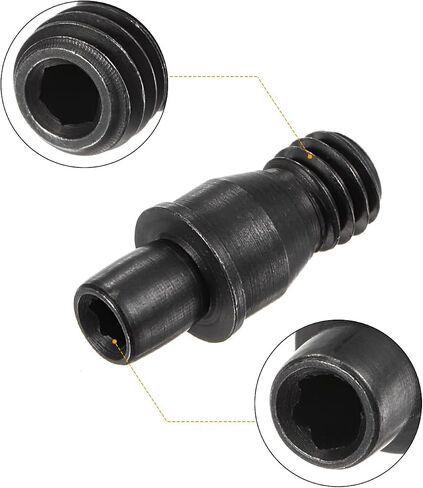 مجموعة مسامير من الفولاذ الكربوني M6x17-1 من uxcell لحامل أدوات مخرطة CNC من الكربيد، 10 قطع in Saudi Arabia