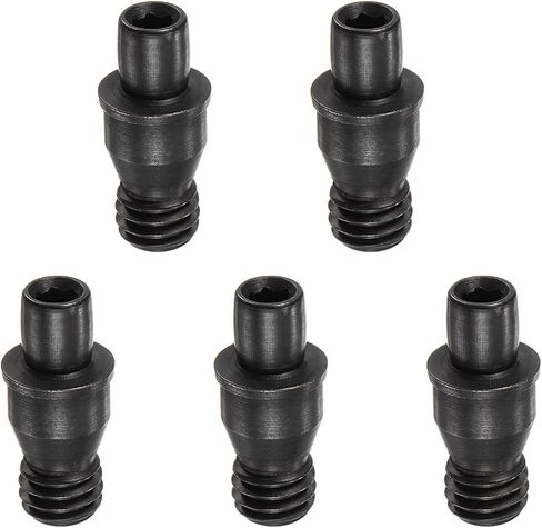 uxcell M6x17-1 Carbon Steel Set Screws for Carbide CNC Lathe Tool Holder, 10Pcs in Saudi Arabia