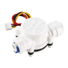 uxcell 1/4in Quick Connect Hall Effect Liquid Water Flow Sensor Switch Flowmeter Counter Meter DC5V 0.3-6L/min YF-S402B