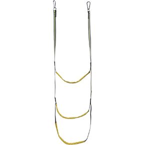 CHANGE MOORE Boat Rope Ladder, Heavy Duty Climbing Rope, Trailer Ladder, Removable Boat Ladder, Rope Ladder for inflatable boat, kayak, outdoor fishing boat, inflatable fishing boat (Blue, 3 Step)
