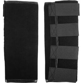 Luwint Cowhide Leather Kids Leg Gaiters, Adjustable Snake Bite Protection Calf Gaiters Lower Leg Boots Gaiter for Boys and Girls Hiking, Hunting, Outdoors
