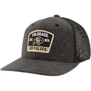ZHATS Standard NCAA Officially Licensed Trucker Hat Carson Patch Switchback Black