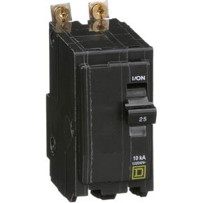 Square D by Schneider Electric Square D - QOB225CP QO 25 Amp Two-Pole Bolt-On Circuit Breaker,