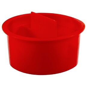 Caplugs ZCPT16XQ1 Plastic Center Pull Tab Tapered Plug. CPT-16X, PE-LD, Cap OD 1.75" Plug ID 1.527", Red (Pack of 20)