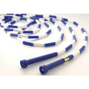 Segmented Skip Rope 8' Blue/White