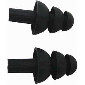 5 Pairs Soft Silicone Waterproof Earplugs Swimmers Ear Plugs for Swimming or Sleeping (black)