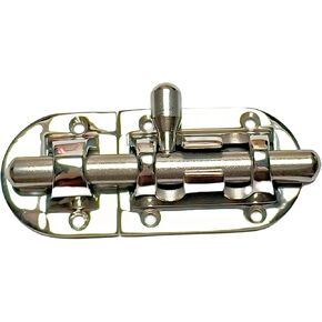 Heavy Duty Long Locker Door Lock Latch 316 Stainless Steel Marine Safety Sliding Lock Barrel Bolt Buckle for Boat Door/Window/Hatch