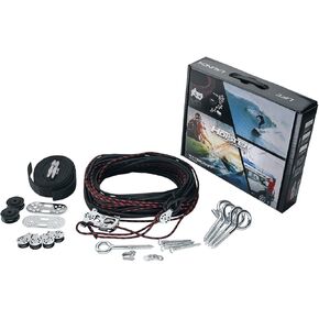 HARKEN Hoister - Kayak Overhead Garage Storage Hoist, Self-Leveling, Safe Anti-Drop System, Easy One-Person Operation, Smart Garage Organization - 7808