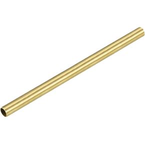 Brass Tube(10.5mm OD x 0.5mm Wall T x 200mm L) 1Pcs, Straight Tubing - for Home Furnishing, Machinery, DIY Handicraft