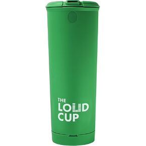 The LoudCup 20 oz Tumbler + Integrated Stadium Horn (Bluejay Blue) - Reusable Water Bottle for Sports Fans - Worlds Loudest Cup for Noisy Fans on Game Day & Tailgating
