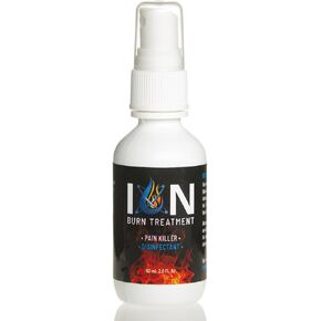Ion Stabilized Oxygen Burn Treatment Spray - Fast-Acting Topical Pain Reliever for Skin Burns, Scar Prevention - Mild & Severe Sunburn Relief - Natural & Safe - 60ml