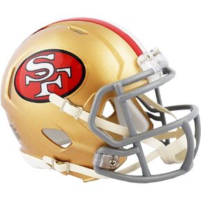 Riddell San Francisco 49ers 1964-1995 Throwback Speed Mini Helmet