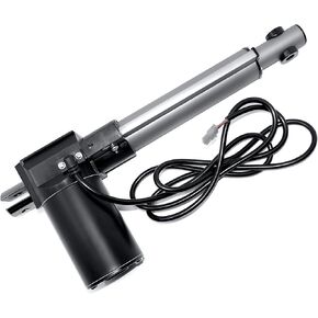 Progressive Automations 12V Linear Electric Actuator - 4 inches Stroke, 600 lbs Force with Low-Current Rating DC Motor and Durable Stroke for Automotive, Medical, Robotics Usage, PA-03-4-600