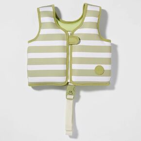 SUNNYLiFE Swim Vest - Designed for toddlers aged 1-2 or 24-33lbs. Constructed with neoprene plus a secure front zip and adjustable safety strap to develop water confidence