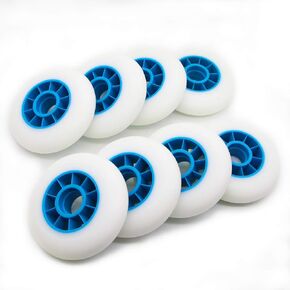 8 Pack 90mm Inline Roller Skate Wheels 85A Premium Replacement for Rollerblade Wheels