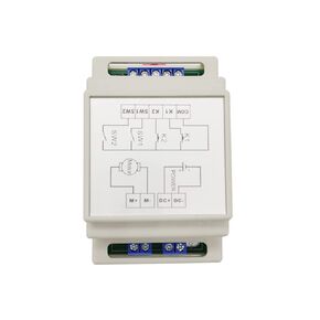 6-36V DC Motor Forward and Reverse Relay Module with Din 35-Rail Mounting Housing 12V 24V Linear Actuator Lift Controller with Limit Switch