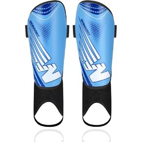 Shin Guards Soccer Youth Kids - Shin Guard for Toddler Boys Girls Teenagers 2-18 Years Old with Ankle Sleeves Protection - Football Shin Pads Equipment with Adjustable Strap in Saudi Arabia