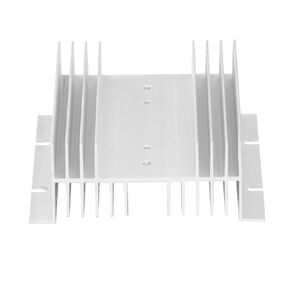 Baomain Aluminum Heat Sink SSR Dissipation for Single Phase Solid State Relay 10A - 100A