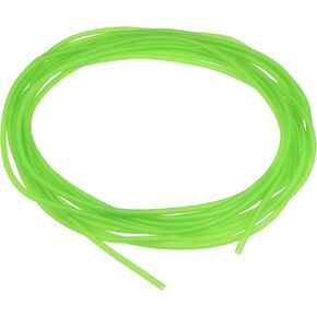 uxcell Latex Tubing 1/16-inch ID 1/8-inch OD 16ft Elastic Rubber Hose Fluorescent Green