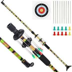 36" Blow Gun 10 Darts and Tactical Sight Glasses, Darts and Tactical Green Outdoor Exercises