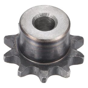 uxcell 10 Teeth Sprocket Type B Single Strand 3/8" Pitch, 8mm Bore A3 Carbon Steel for ISO 06B