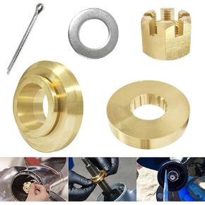 Propeller Installation Hardware Kit Fit for Yamaha 150hp, 175hp, 200hp, 220hp, 225hp, 250hp, 300hp Replace OEM 6E5-45987-01 Outboard Moto Propellers