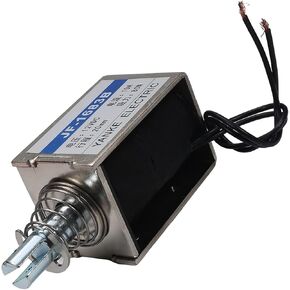 Heyiarbeit DC 12V 80N Push Pull Type Solenoid Electromagnet 10A 120W 20mm Stroke Open Frame Solenoid, Linear Motion, JF-1683B-12V in Saudi Arabia