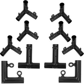 Aoneky 1 in Golf Frame Corner Kit for 10x10x10ft Practice Golf Cage Net