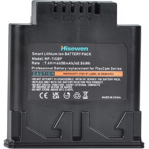 بطارية بديلة Hisewen TiSBP لأجهزة التصوير الحراري Fluke FlexCam وبطارية قابلة لإعادة الشحن 6600 مللي أمبير في الساعة متوافقة مع FLUKE Ti40 Ti45 Ti50 Ti55 TiR2 TiR3 in Kuwait