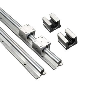 2PCS Linear Rails SBR12 1000mm Linear Guide Rails with 4PCS SBR12UU Slide Blocks, CNC Rail Kit, Linear Rails and Bearings Kit for Automated Machines and Equipments(SBR12-1000)