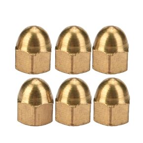 Brass Acorn Nut Kit Dome Head Cap Hex Nuts Set for Vehicle Fasteners M3- (M3(20PCS))