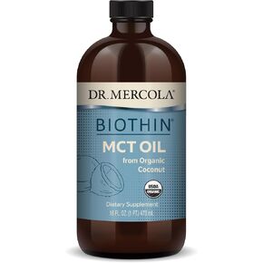 زيت دكتور ميركولا بايوثين العضوي MCT، حوالي 31 حصة (16 أونصة سائلة)، غير معدل وراثيًا، خالي من الغلوتين، خالي من الصويا وعضوي من وزارة الزراعة الأمريكية in Kuwait