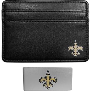 Siskiyou Sports NFL New Orleans Saints Weekend Wallet & Money Clip, Black, One Size