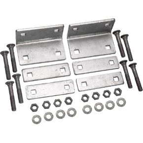 Extreme Max 3006.6838 Galvanized Dock Inside Corner Bracket Kit - Pack of 2