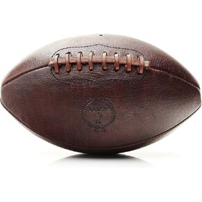 Retro Heritage Brown Leather Football