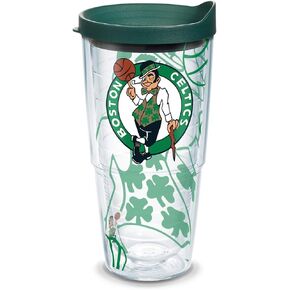 Tervis Made in USA Double Walled NBA Boston Celtics Insulated Tumbler Cup Keeps Drinks Cold & Hot, 24oz, Genuine