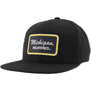 ZHATS Standard NCAA Officially Licensed Hat Flat Snapback Z11 Brick Black