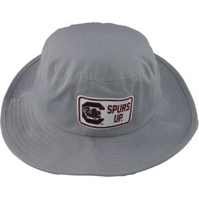ZHATS Standard NCAA Officially Licensed Bucket Hat Patch Gray Defer